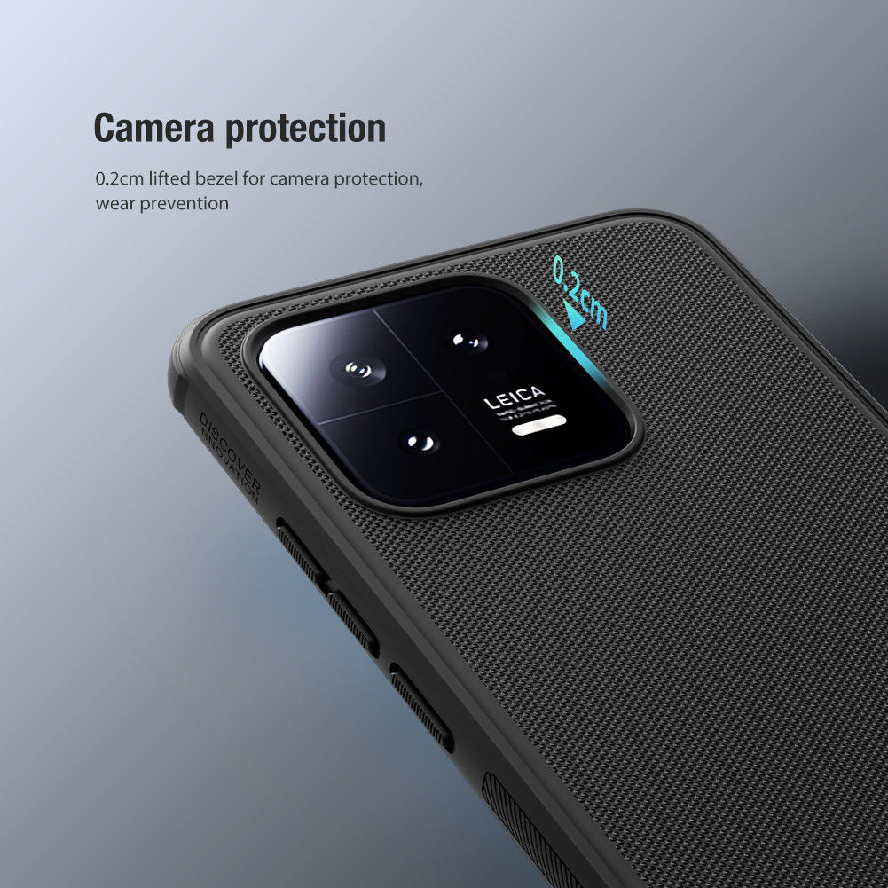 Nillkin Super Frosted Shield Xiaomi 13 Hoesje Back Cover Blauw afbeelding 4