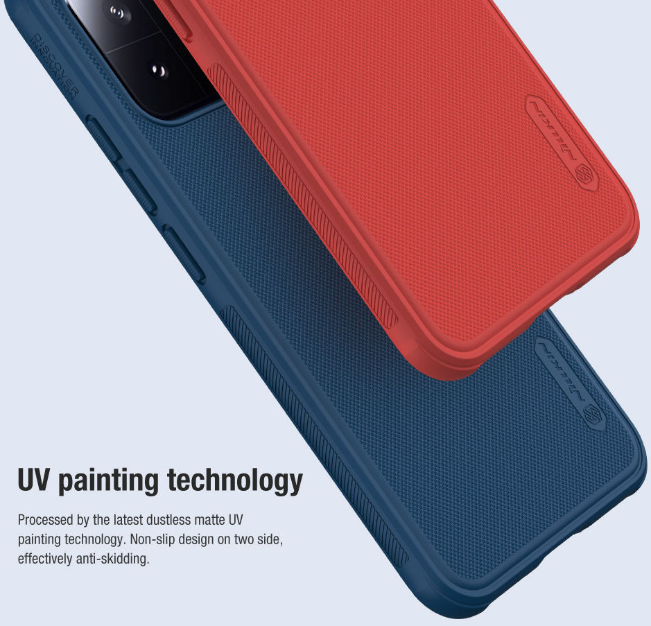 Nillkin Super Frosted Shield Xiaomi 13 Hoesje Back Cover Blauw afbeelding 9