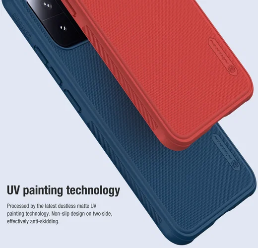 Nillkin Super Frosted Shield Xiaomi 13 Hoesje Back Cover Blauw afbeelding 9