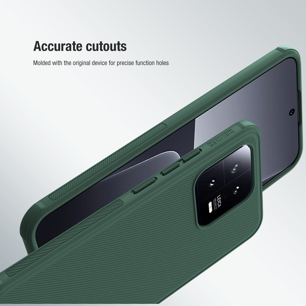Nillkin Super Frosted Shield Xiaomi 13 Hoesje Back Cover Groen afbeelding 10