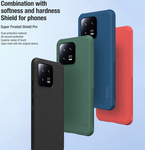 Nillkin Super Frosted Shield Xiaomi 13 Hoesje Back Cover Groen afbeelding 6