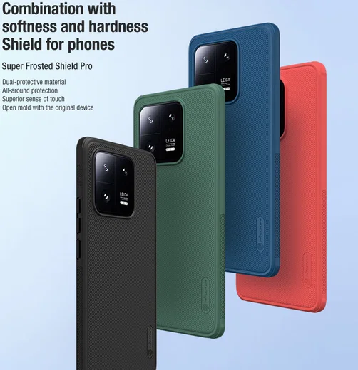Nillkin Super Frosted Shield Xiaomi 13 Pro Hoesje Back Cover Groen afbeelding 5