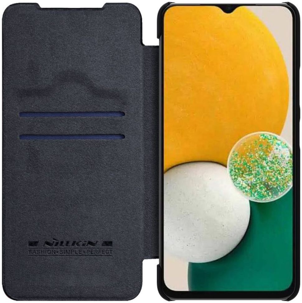 Nillkin Qin Samsung Galaxy A14 Hoesje Book Case Zwart afbeelding 1