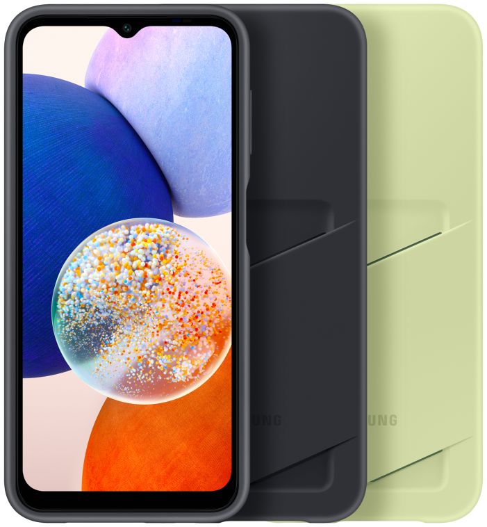 Origineel Samsung Galaxy A14 Hoesje Card Slot Cover Zwart afbeelding 7