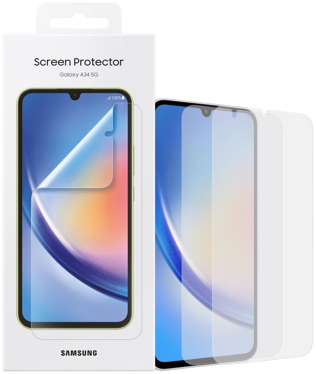 Originele Samsung Galaxy A34 Screen Protector Display Folie (2-Pack) afbeelding 1