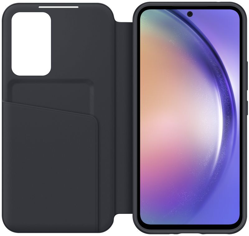 Origineel Samsung Galaxy A54 Hoesje Smart View Wallet Case Zwart afbeelding 2