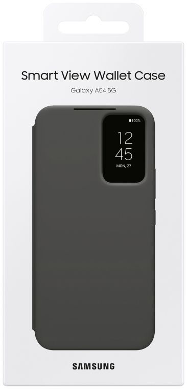 Origineel Samsung Galaxy A54 Hoesje Smart View Wallet Case Zwart afbeelding 7