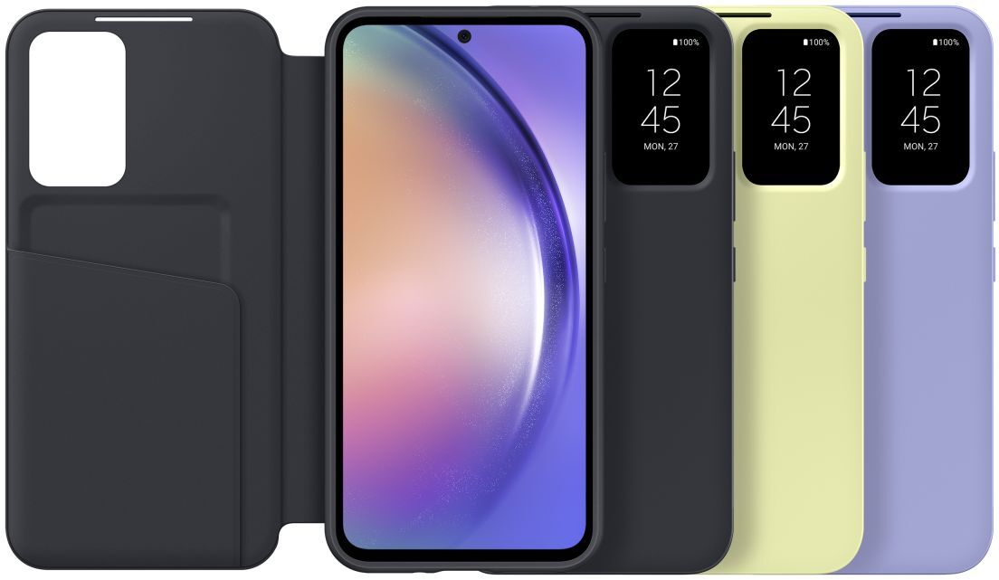 Origineel Samsung Galaxy A54 Hoesje Smart View Wallet Case Zwart afbeelding 8