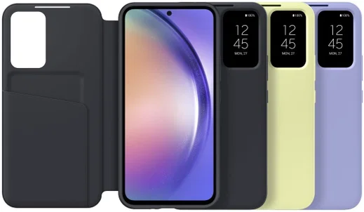 Origineel Samsung Galaxy A54 Hoesje Smart View Wallet Case Zwart afbeelding 8