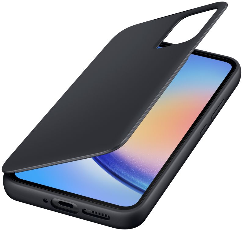 Origineel Samsung Galaxy A34 Hoesje Smart View Wallet Case Zwart afbeelding 1