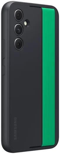 Origineel Samsung Galaxy A54 Hoesje Haze Grip Case met Strap Zwart afbeelding 2