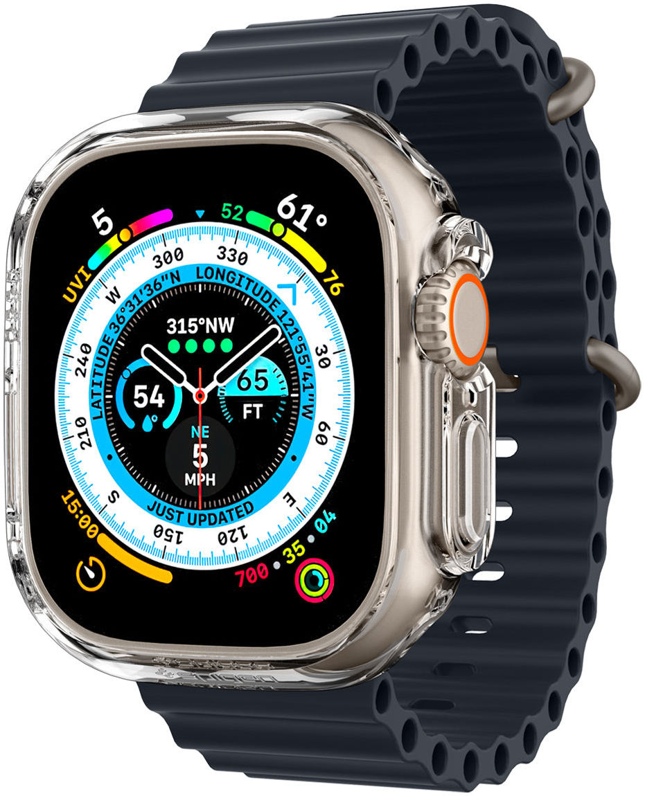 Spigen Thin Fit - Apple Watch Ultra 3/2/1 Hoesje - Bumper Case - Transparant afbeelding 12