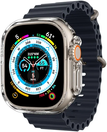 Spigen Thin Fit - Apple Watch Ultra 3/2/1 Hoesje - Bumper Case - Transparant afbeelding 12