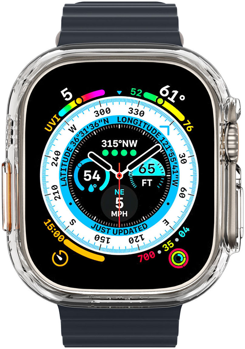 Spigen Thin Fit - Apple Watch Ultra 3/2/1 Hoesje - Bumper Case - Transparant afbeelding 14