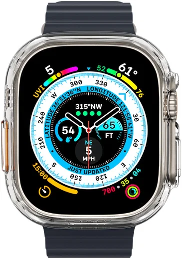 Spigen Thin Fit - Apple Watch Ultra 3/2/1 Hoesje - Bumper Case - Transparant afbeelding 14