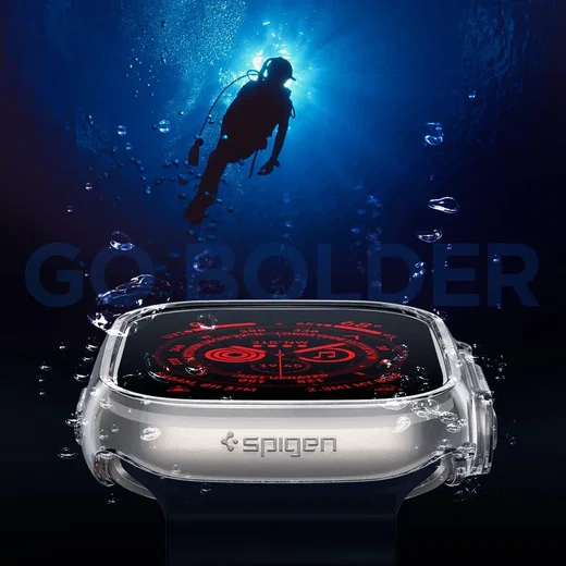 Spigen Thin Fit - Apple Watch Ultra 3/2/1 Hoesje - Bumper Case - Transparant afbeelding 7