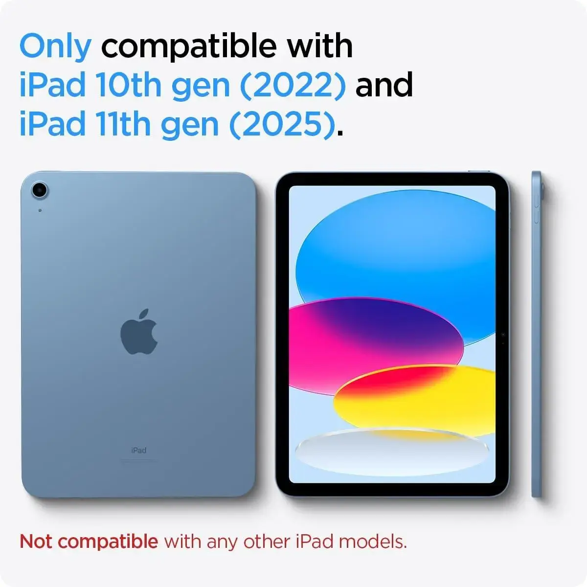 Spigen EZ Fit Glas.tR Apple iPad 10.9 (2022) / 11 (2025) Screen Protector afbeelding 3