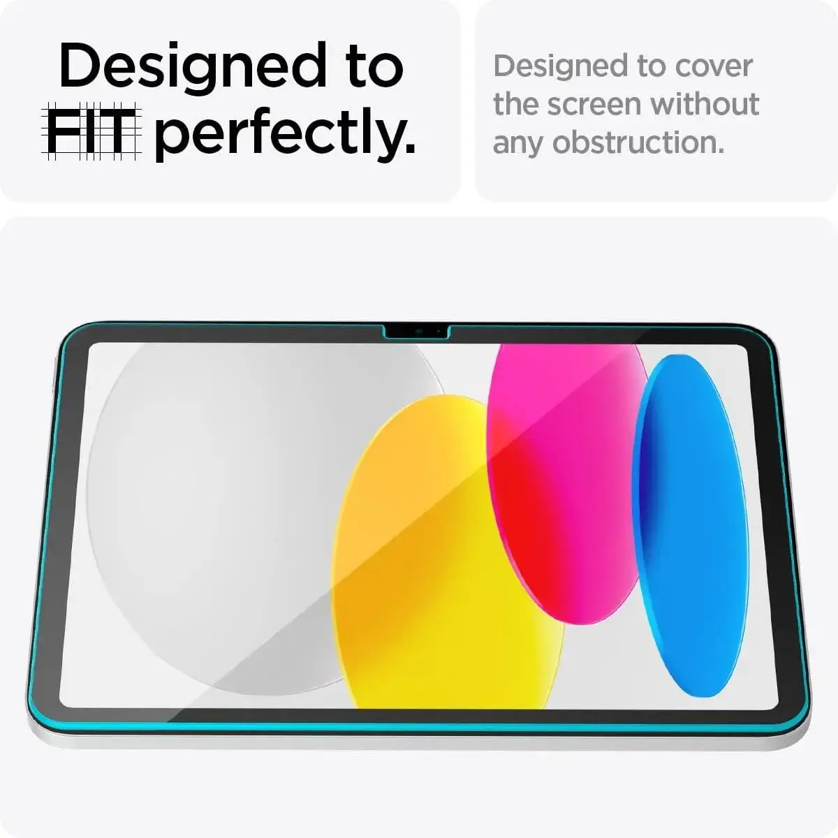 Spigen EZ Fit Glas.tR Apple iPad 10.9 (2022) / 11 (2025) Screen Protector afbeelding 6