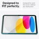 Spigen EZ Fit Glas.tR Apple iPad 10.9 (2022) / 11 (2025) Screen Protector afbeelding 6