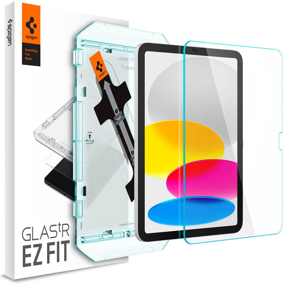 Spigen EZ Fit Glas.tR Apple iPad 10.9 (2022) / 11 (2025) Screen Protector afbeelding 1
