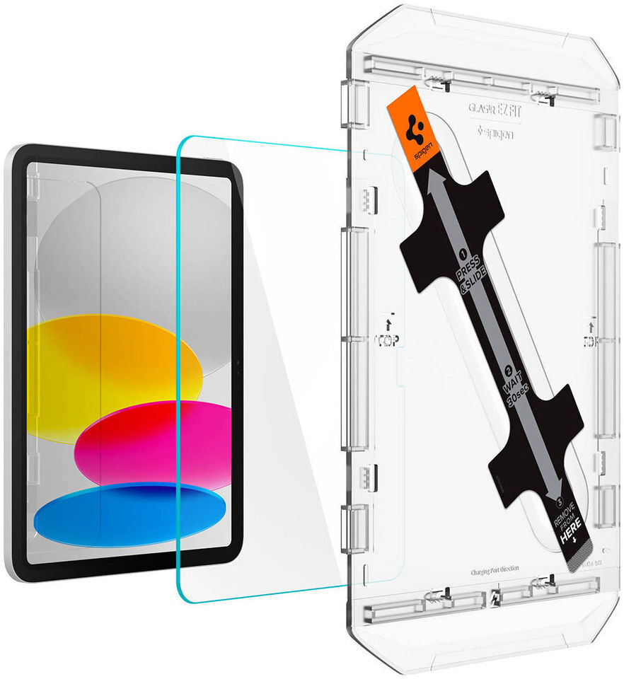 Spigen EZ Fit Glas.tR Apple iPad 10.9 (2022) / 11 (2025) Screen Protector afbeelding 10