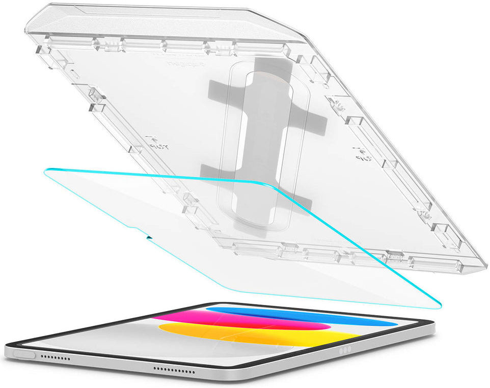 Spigen EZ Fit Glas.tR Apple iPad 10.9 (2022) / 11 (2025) Screen Protector afbeelding 2