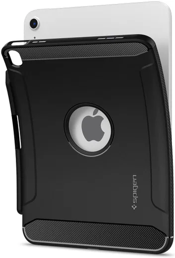 Spigen Rugged Armor Apple iPad 11 (2025) / 10.9 (2022) Hoes Back Cover Zwart afbeelding 3