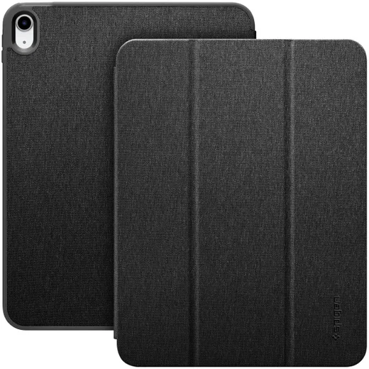 Spigen Urban Fit Apple iPad 11 (2025) / 10.9 (2022) Hoes Book Case Zwart afbeelding 1