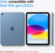 Spigen Urban Fit Apple iPad 11 (2025) / 10.9 (2022) Hoes Book Case Zwart afbeelding 15