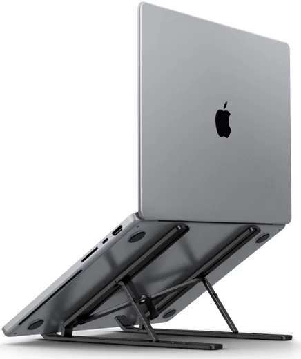 Spigen LD201 Universele Opvouwbare Tablet/Laptop Standaard Zwart afbeelding 1