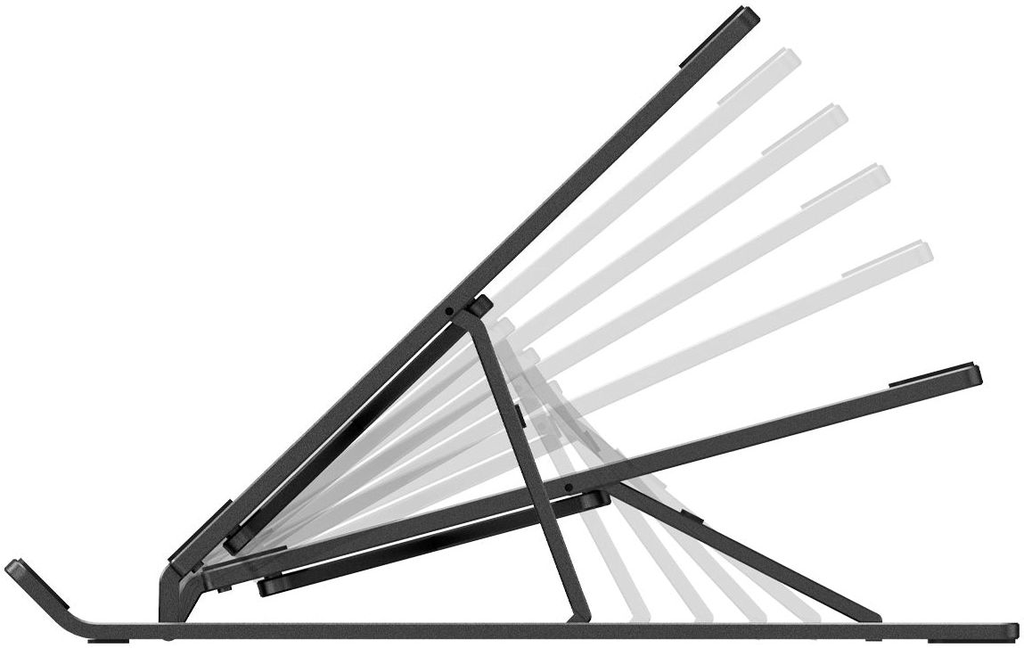 Spigen LD201 Universele Opvouwbare Tablet/Laptop Standaard Zwart afbeelding 2