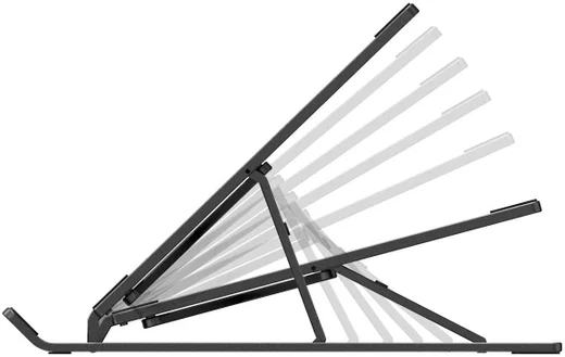 Spigen LD201 Universele Opvouwbare Tablet/Laptop Standaard Zwart afbeelding 2