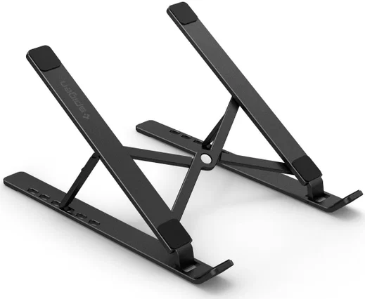Spigen LD201 Universele Opvouwbare Tablet/Laptop Standaard Zwart afbeelding 5