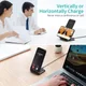 Choetech Wireless Charging Stand Bureau Houder 10W Zwart/Wit (2-Pack) afbeelding 7