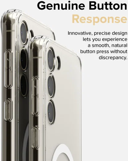 Ringke Fusion Magnetic Samsung Galaxy S23 Hoesje MagSafe Transparant afbeelding 13