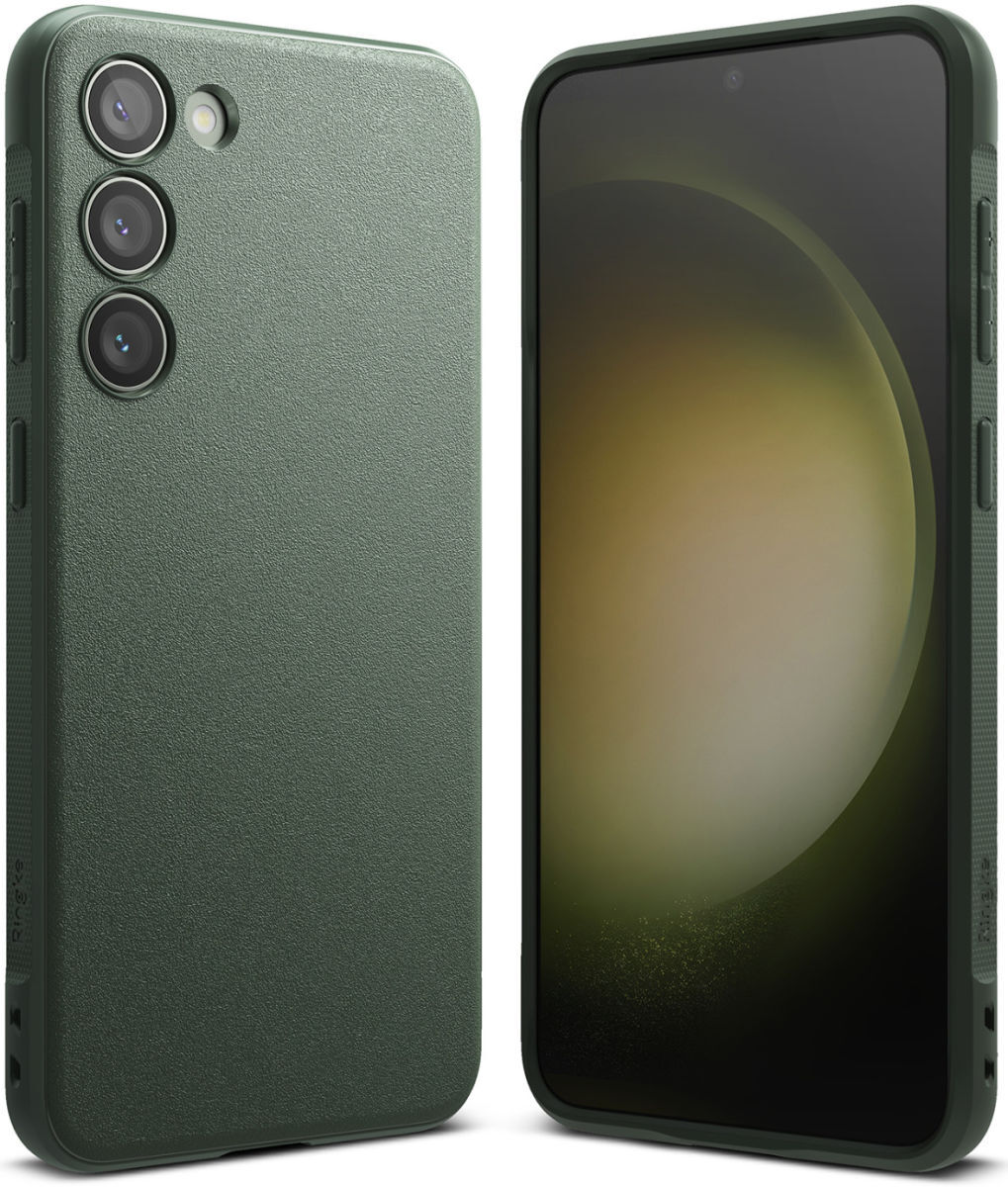 Ringke Onyx Samsung Galaxy S23 Hoesje Flexibel TPU Back Cover Groen afbeelding 1