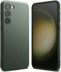 Ringke Onyx Samsung Galaxy S23 Hoesje Flexibel TPU Back Cover Groen afbeelding