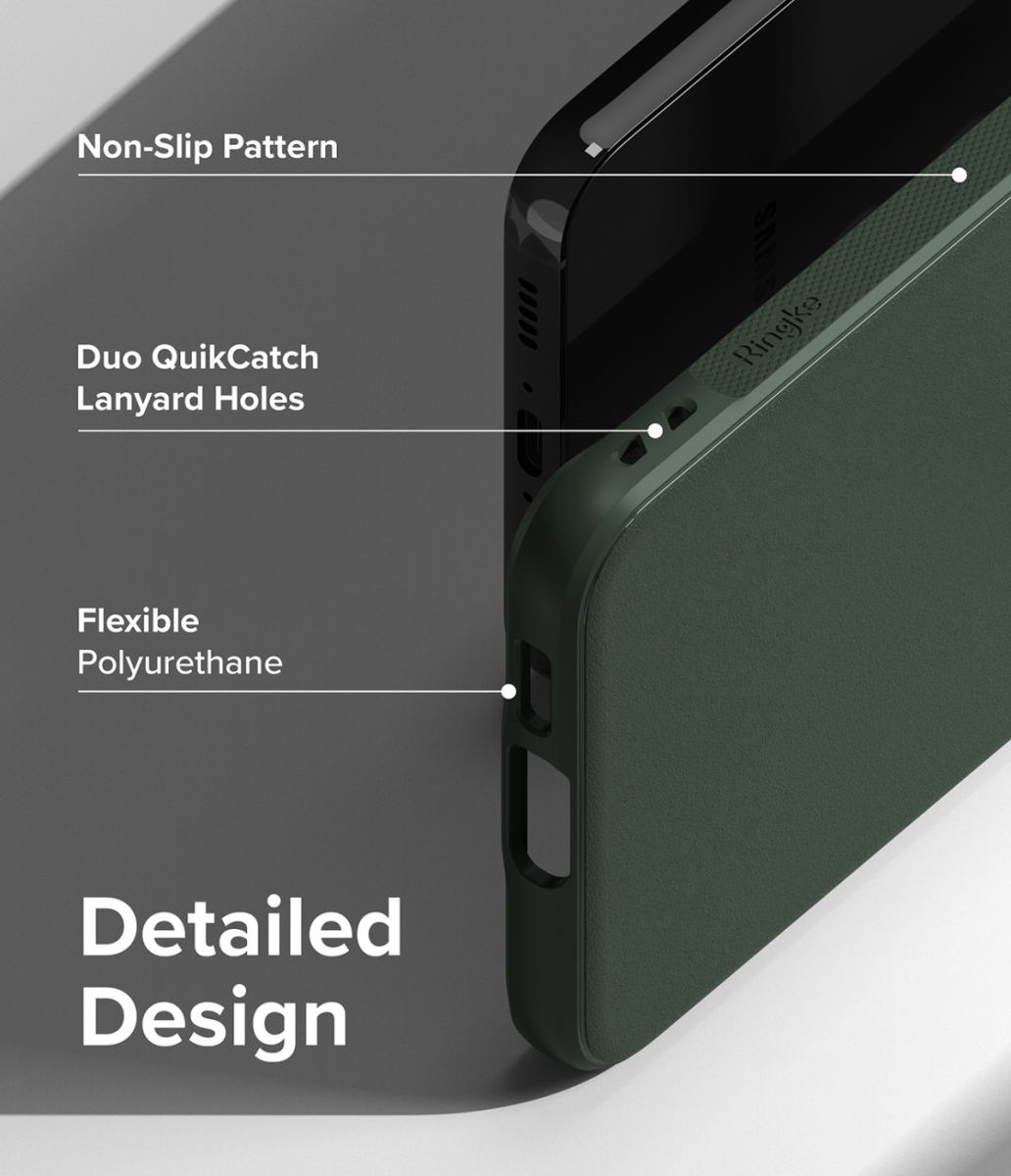 Ringke Onyx Samsung Galaxy S23 Hoesje Flexibel TPU Back Cover Groen afbeelding 10