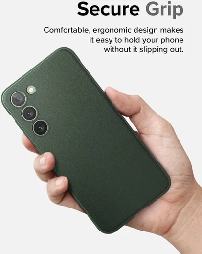 Ringke Onyx Samsung Galaxy S23 Hoesje Flexibel TPU Back Cover Groen afbeelding 5