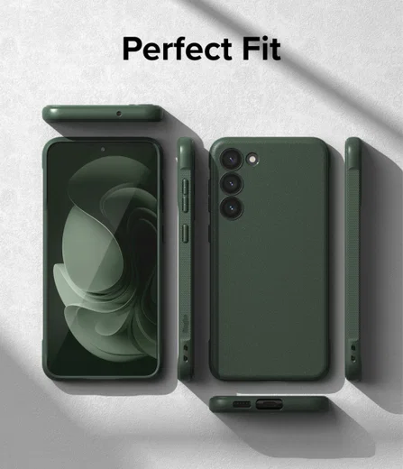 Ringke Onyx Samsung Galaxy S23 Hoesje Flexibel TPU Back Cover Groen afbeelding 8