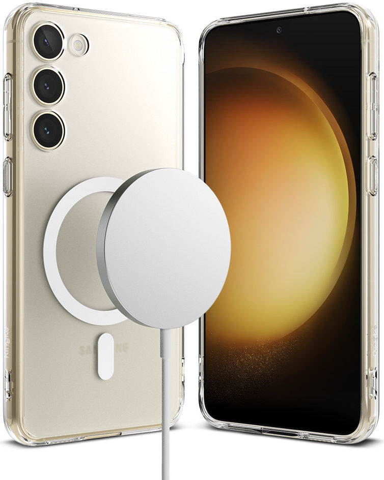Ringke Fusion Magnetic Samsung Galaxy S23 Plus Hoesje Transparant afbeelding 1