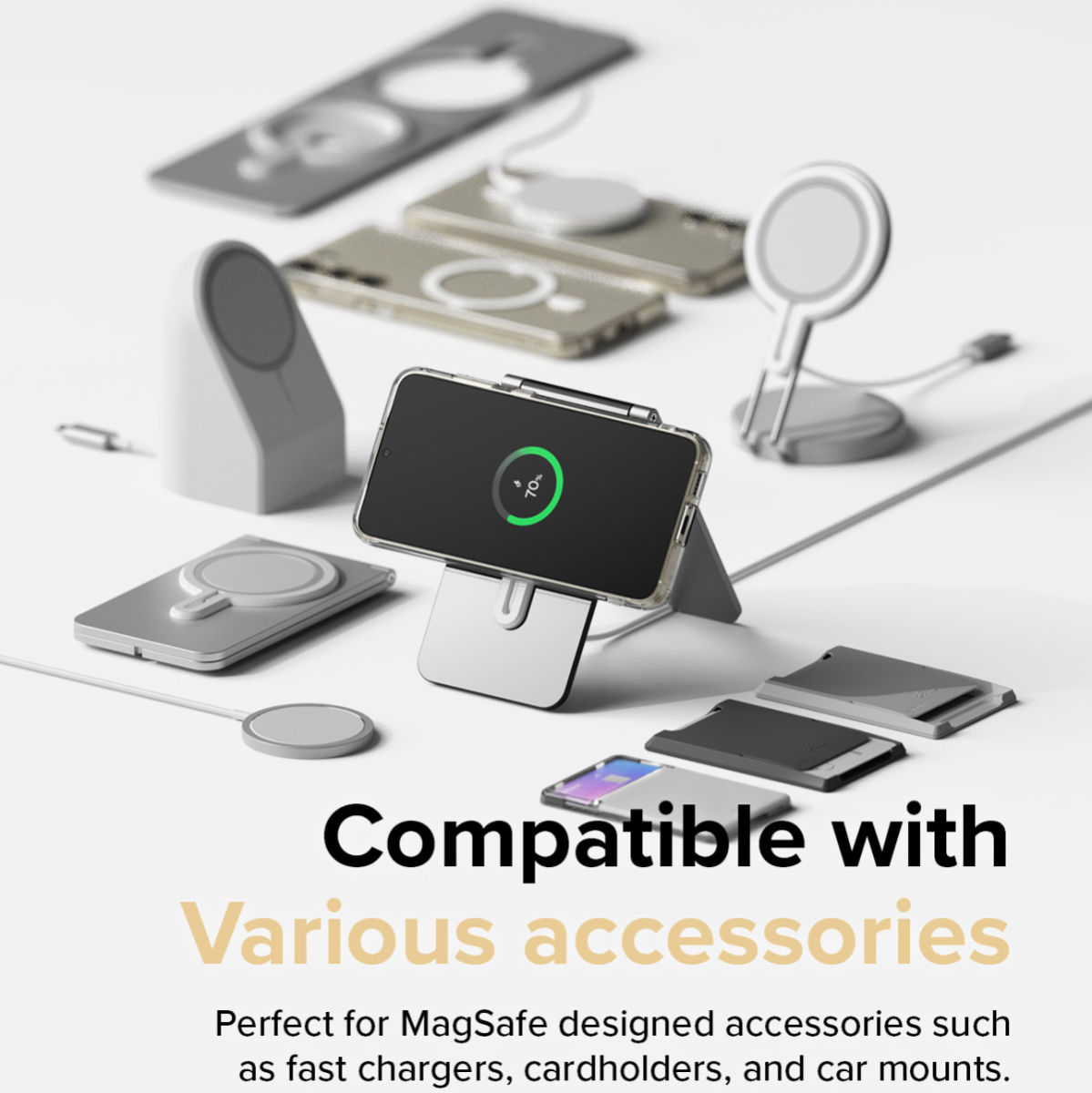 Ringke Fusion Magnetic Samsung Galaxy S23 Plus Hoesje Transparant afbeelding 6