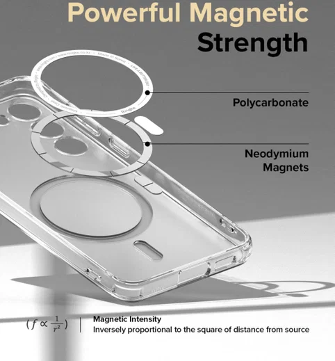 Ringke Fusion Magnetic Samsung Galaxy S23 Plus Hoesje Transparant afbeelding 8