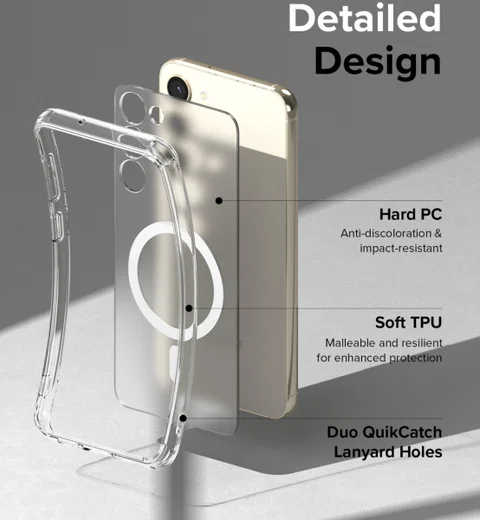 Ringke Fusion Magnetic Samsung Galaxy S23 Plus Hoesje Transparant afbeelding 11