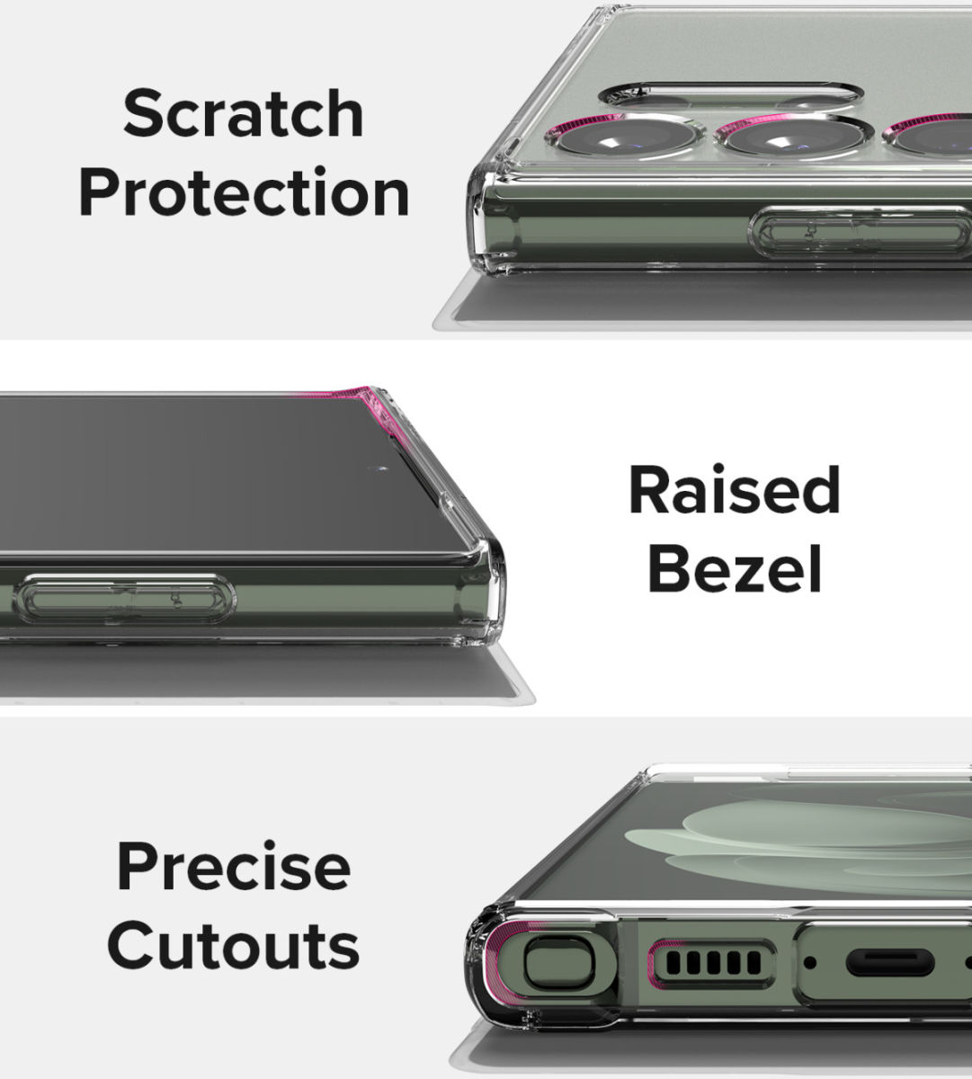 Ringke Fusion Magnetic Samsung Galaxy S23 Ultra Hoesje Transparant afbeelding 12
