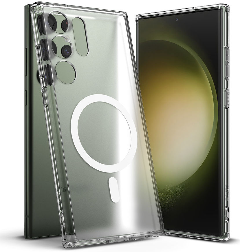 Ringke Fusion Magnetic Samsung Galaxy S23 Ultra Hoesje Transparant afbeelding 15