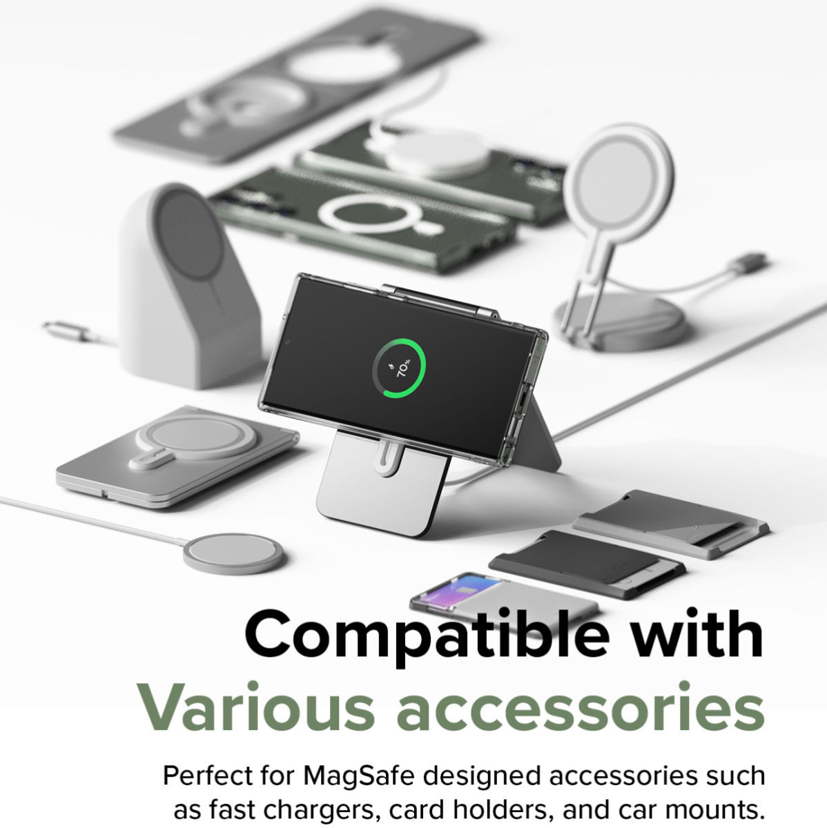 Ringke Fusion Magnetic Samsung Galaxy S23 Ultra Hoesje Transparant afbeelding 5