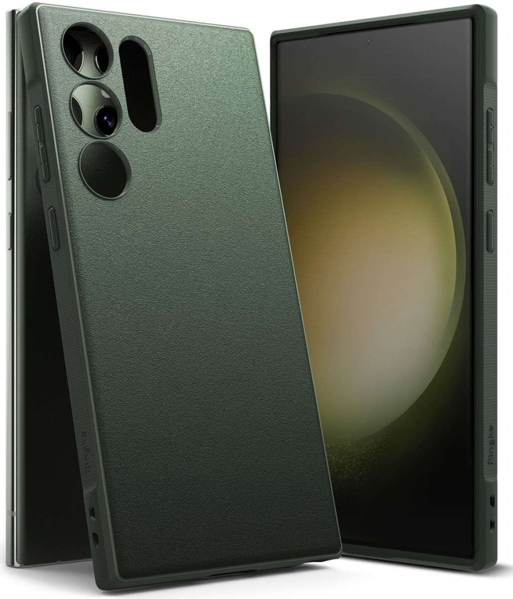 Ringke Onyx Samsung Galaxy S23 Ultra Hoesje TPU Back Cover Groen afbeelding 12