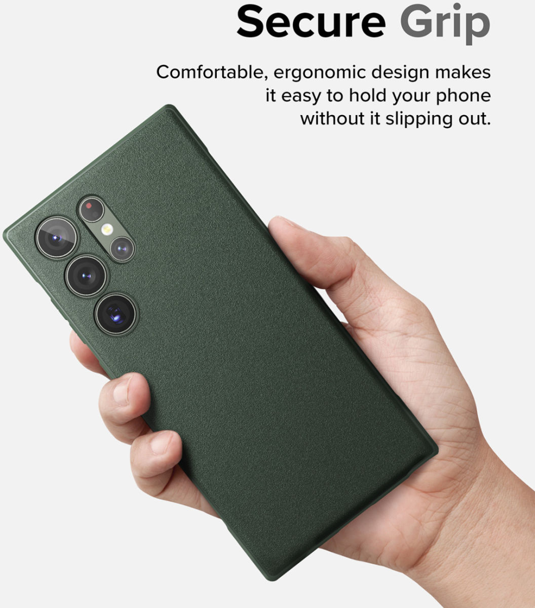 Ringke Onyx Samsung Galaxy S23 Ultra Hoesje TPU Back Cover Groen afbeelding 5