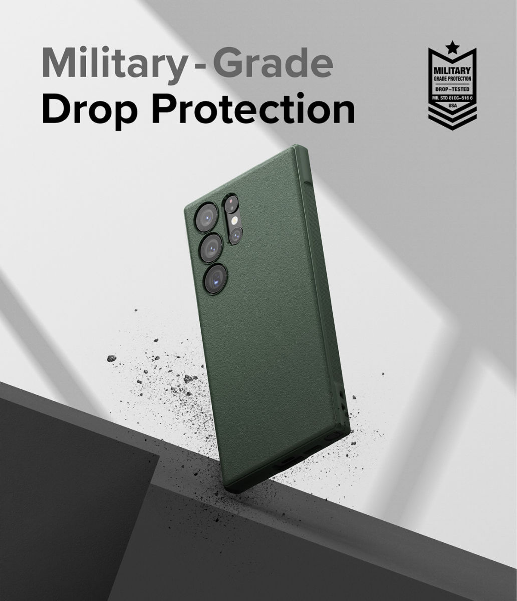 Ringke Onyx Samsung Galaxy S23 Ultra Hoesje TPU Back Cover Groen afbeelding 3